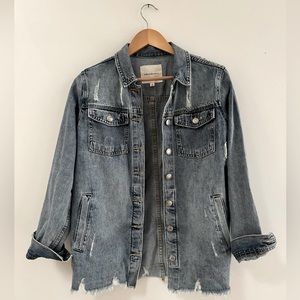 Oversized jean jacket Thread & Supply women’s size S M